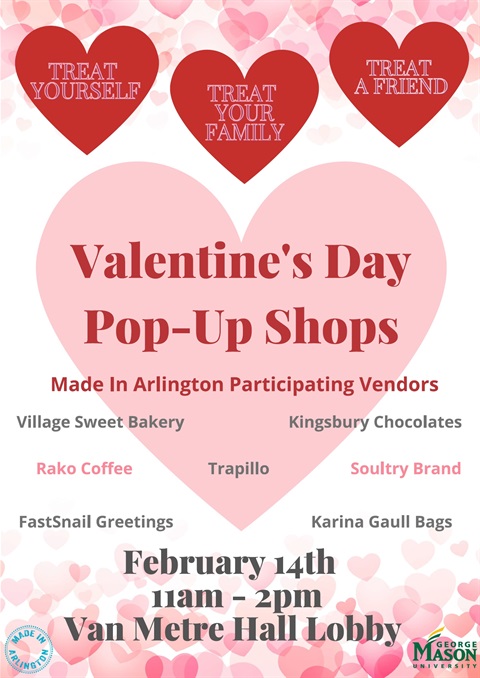 GMU-Made in Arlington Valentine's Day Pop-Up Shop