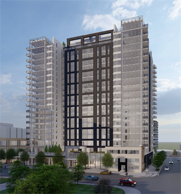 Rendering of building
