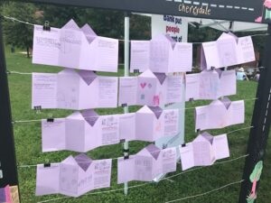 Community feedback pinned up