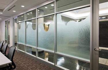 Untitled Etched Windows by Linn Meyers