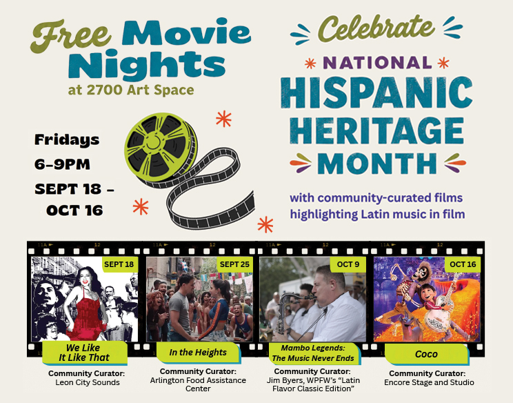 Free Movie Nights at 2700 Art Space.