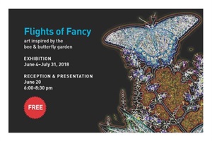 Flights of Fancy exhibit poster
