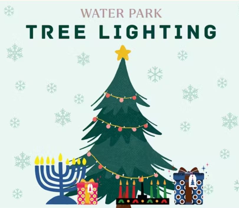 Water Park Tree Lighting