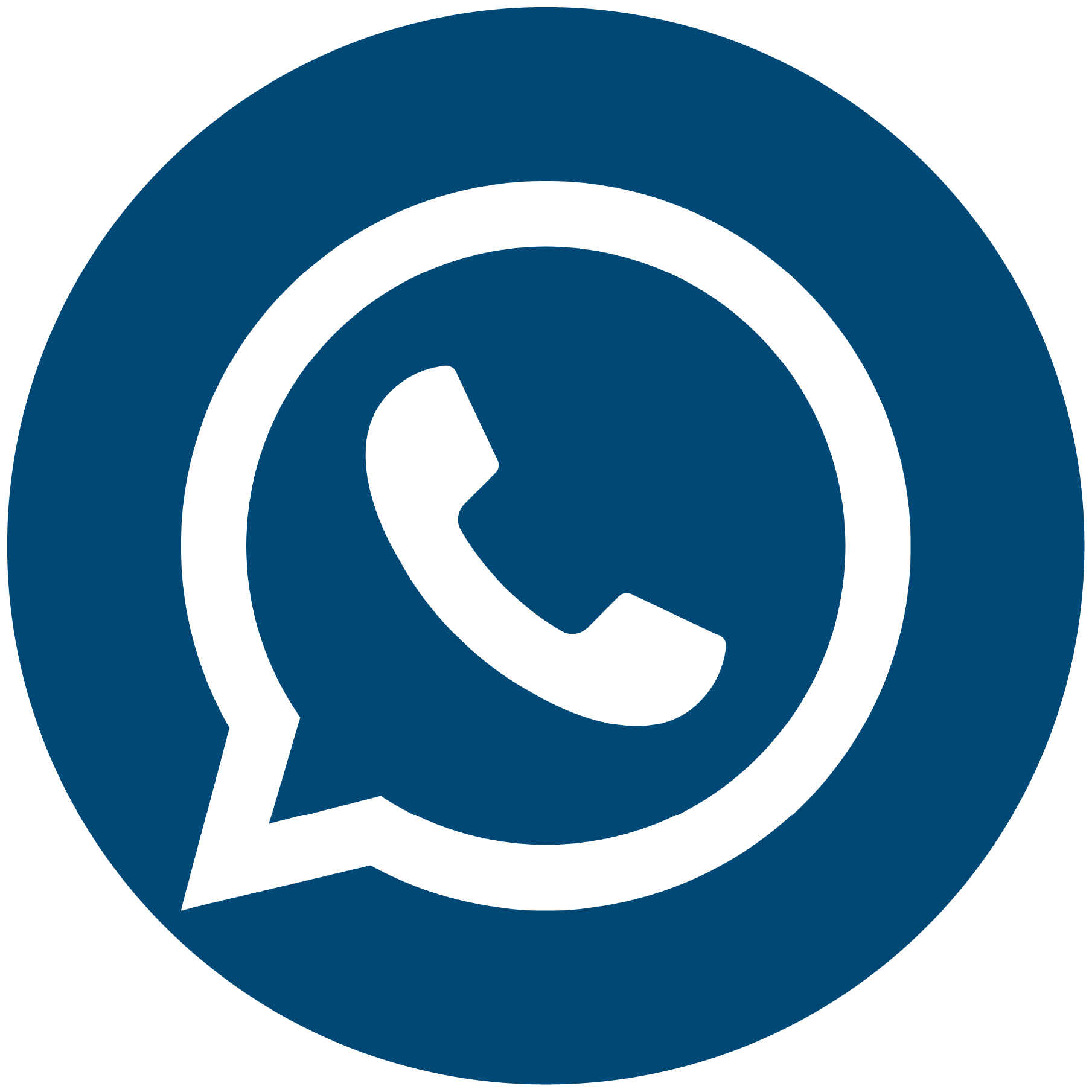 Blue Whatsapp Social Media Icon.png