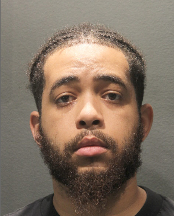 booking photograph of Davon Harris