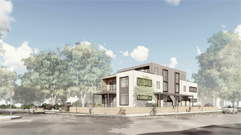 Concept illustration Vernon Street Duplex