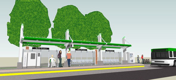 Concept image of Grand Rapids Silver Line