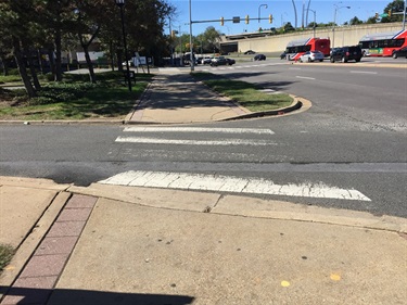 Before - At Mall Driveway - 2016