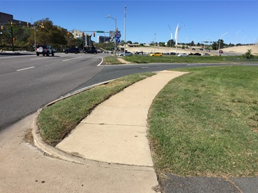 Before - Westbound at South Hayes Street - 2016