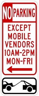 Mobile Vendor Sign