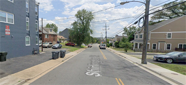 Shirlington Road midblock looking south.