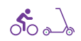 Bicyclists and scooters.png